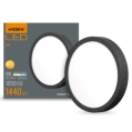 VIDEX 18W 5000K Black LED світильник круглий накладний фото 3