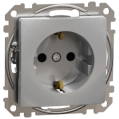 Schneider Electric Sedna Design & Elements SDD113022 з заземленням та шторками Розетка фото 1