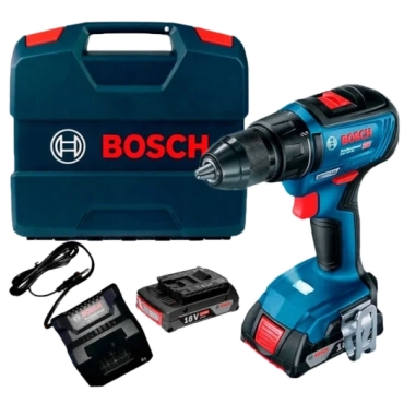 Bosch Professional GSR 18V-50 (06019H5000) Акумуляторний дриль-шурупокрут + 2 акб 18 В / 2 А•г + ЗП GAL 18V-20 + L-Case