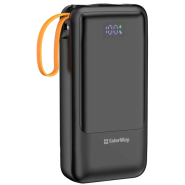 ColorWay CW-PB200LP07BK 20 000 mAh PD22.5W Повербанк