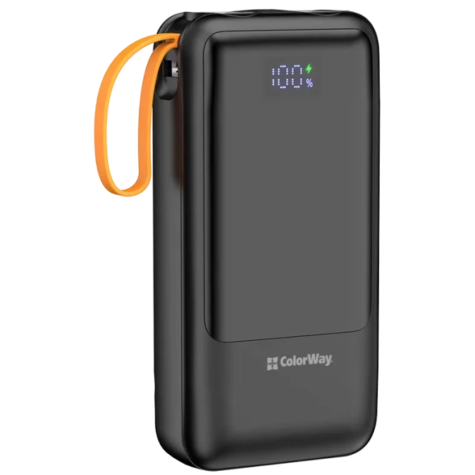 ColorWay CW-PB200LP07BK 20 000 mAh PD22.5W Повербанк фото 1