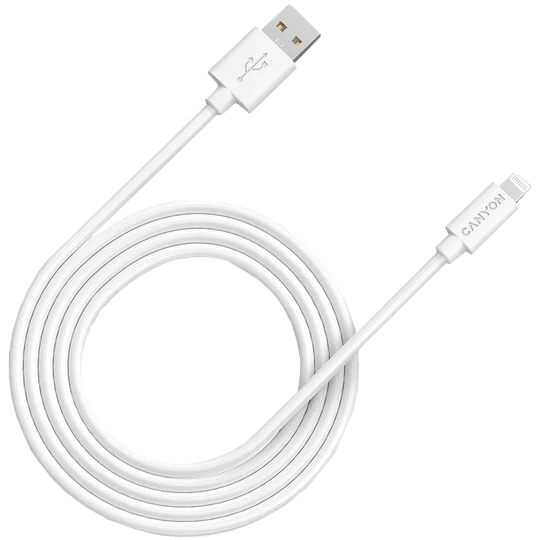 CANYON MFI-12 Кабель Lightning - USB 2м фото 1