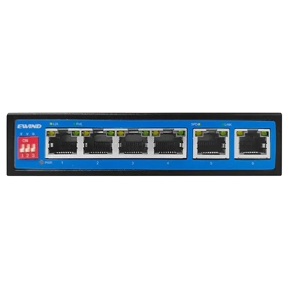 Ewind EW-S1906CF-DP PoE Комутатор 6 портів некерований