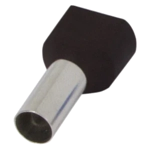 Enext e.terminal.stand.te.2.1.5.black 100 шт втулковий чорний Ізольований накінечник фото 1