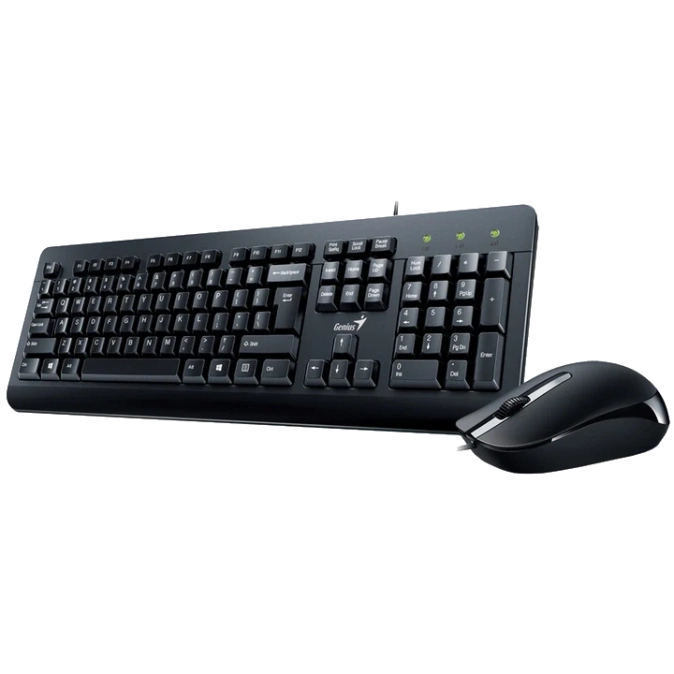 Genius KM-160 Black Ukr (31330001419) Комплект (клавіатура + миша)