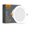 VIDEX 15W 5000K 220V LED світильник Back круглий фото 5
