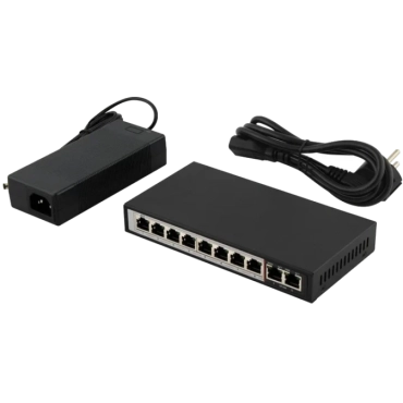 FoxGate S6008G-G2-AI POE 120Вт Watchdog Коммутатор 8 портов неуправляемый