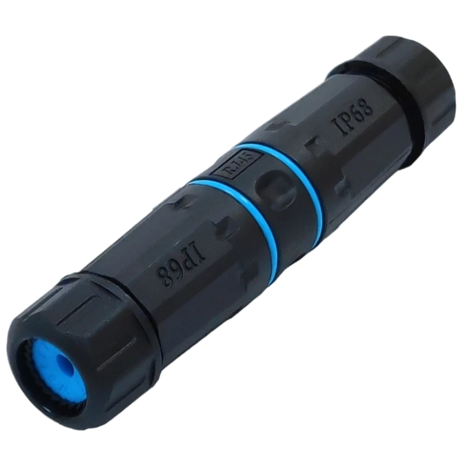 RJ45-RJ45 STP Водонепроникний з'єднувач IP68 кат. 6 фото 1