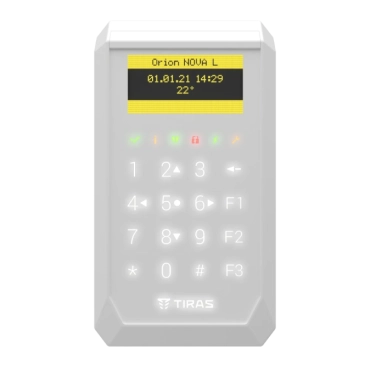 Tiras K-PAD OLED (white) Сенсорна OLED клавіатура Тірас