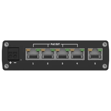 Teltonika TSW101 POE+ для использования в транспорте Коммутатор 5 портов неуправляемый