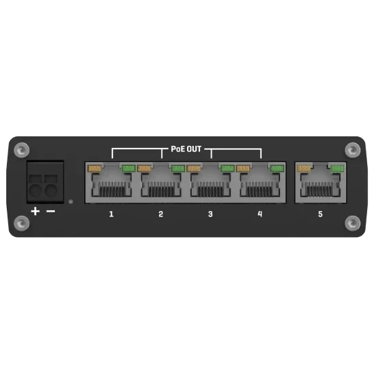 Teltonika TSW101 POE+ для використання в транспорті Комутатор 5 портів некерований фото 1