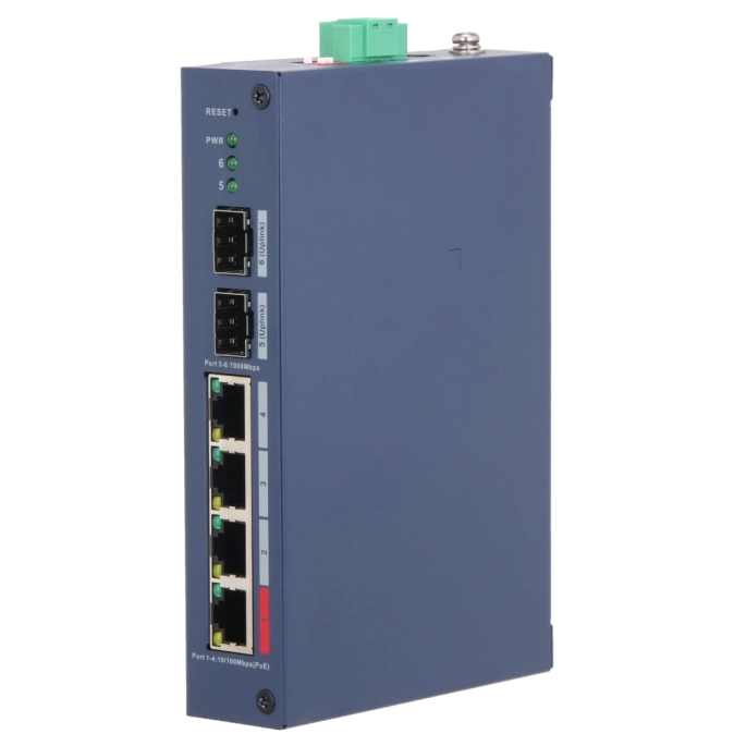 Dahua DH-CHS4206-4ET-90 PoE Комутатор 6 портів керований