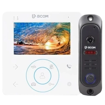 BCOM BD-480M White Kit Комплект видеодомофона