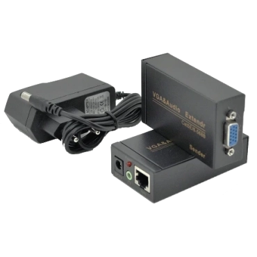 Cat5e / 6e 100м 1080P Активный удлинитель VGA сигнала