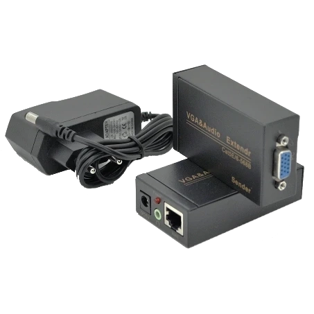 Cat5e / 6e 100м 1080P Активний подовжувач VGA сигналу фото 1