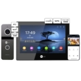 Neolight ALPHA Hybrid Black + SOLO IPW Graphite з кутком, PoE адаптер для панелі виклику Комплект відеодомофону фото 1