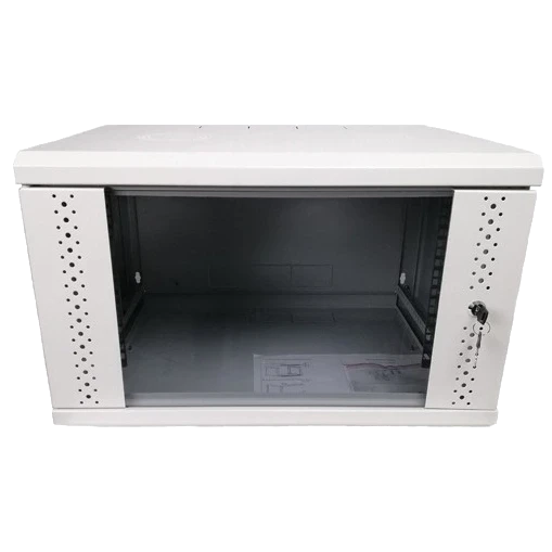 EServer 12U 600х350х637 скло, сіра Шафа