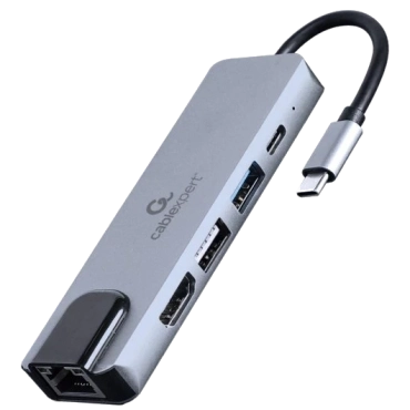 Cablexpert A-CM-COMBO5-04 USB-C 5-в-1 Док станція