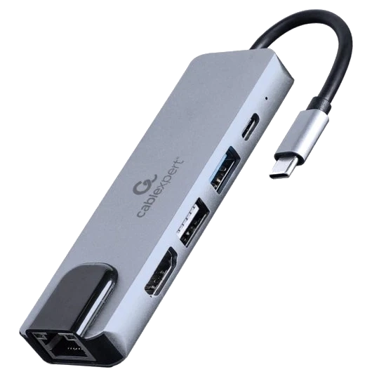 Cablexpert A-CM-COMBO5-04 USB-C 5-в-1 Док станція