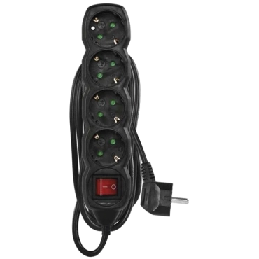 EMOS PC1423R 4 розетки 3 м Мережевий подовжувач