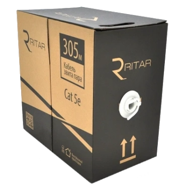 Ritar UTP (4x2x0.51) 4p 24 AWG 305м Кабель