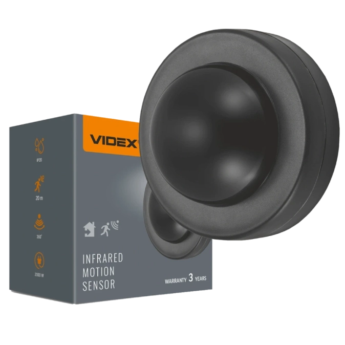 VIDEX VL-SPC46B 2000Вт IP20 Датчик руху та освітленості фото 1
