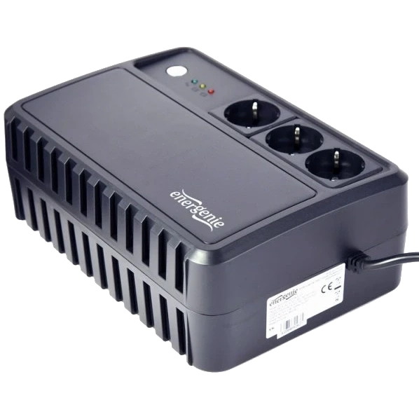 EnerGenie EG-UPS-3SDT600-01 600ВA апроксимована синусоїда Джерело безперебійного живлення фото 1