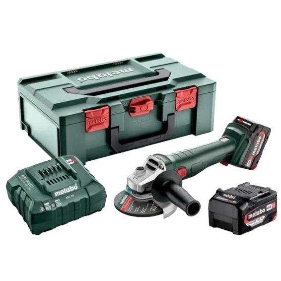 Metabo W 18 L 9-125 (602247510) Акумуляторна кутова шліфувальна машина фото 1