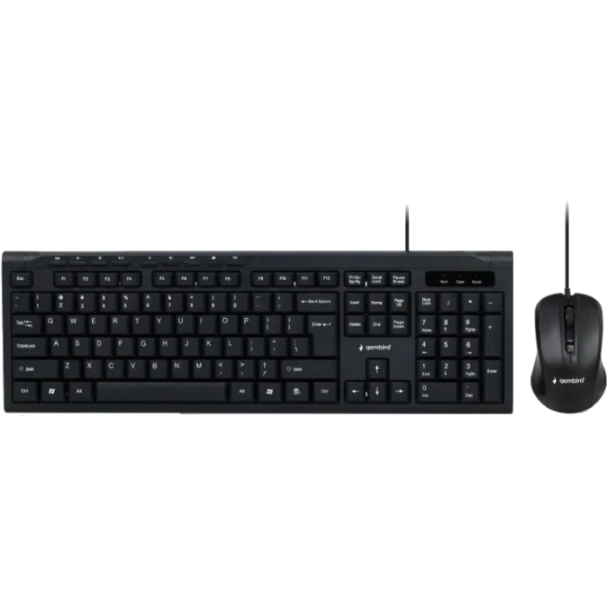 Gembird KBS-UM-03-UA USB (KBS-UM-03-UA) Комплект дротовий