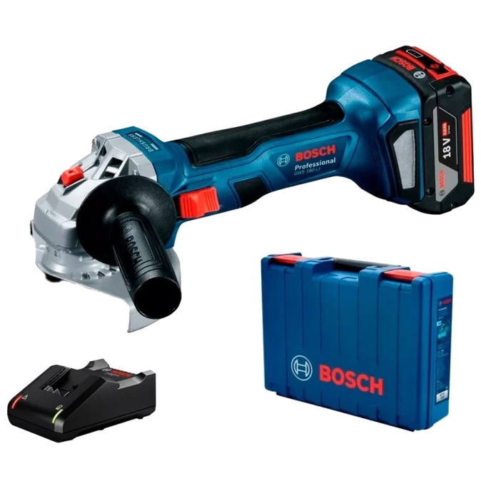 Bosch Professional GWS 180-LI (06019H9025) Акумуляторна кутова шліфувальна машина фото 1
