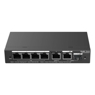 Ruijie RG-ES206GS-P PoE Коммутатор 6 портов управляемый
