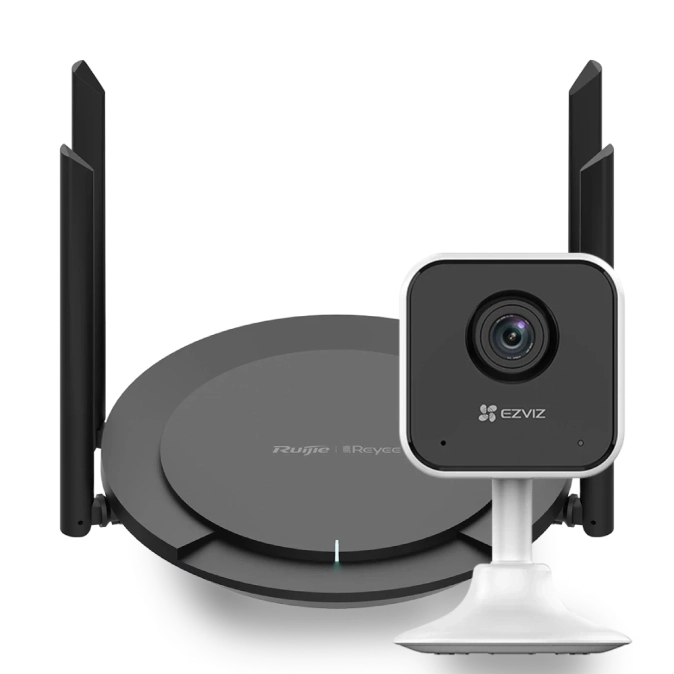 Ezviz CS-H1C (1080P) + Reyee RG-EW300 PRO Комплект
