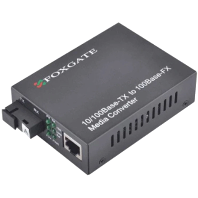 FoxGate EC-B-0,1-1SM-1550nm-20-LFP Медіаконвертер фото 1