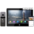 Neolight MEZZO Hybrid Black + SOLO FHD Graphite Комплект відеодомофону фото 1