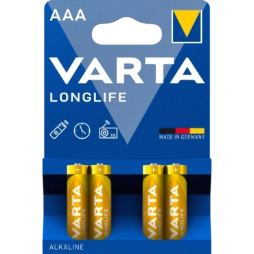 VARTA LONGLIFE BLI 4 ALKALINE Батарейка AAA