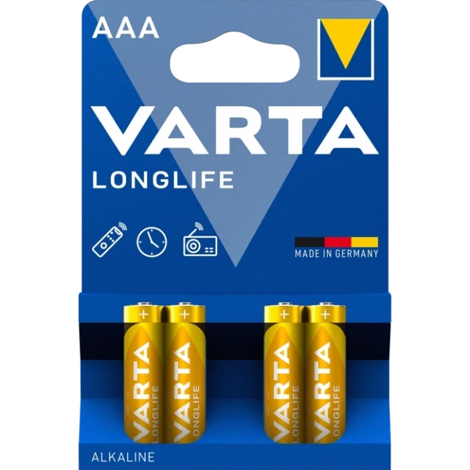 VARTA LONGLIFE BLI 4 ALKALINE Батарейка AAA