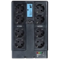 Powercom CUB-1000N LCD Schuko Джерело безперебійного живлення фото 1