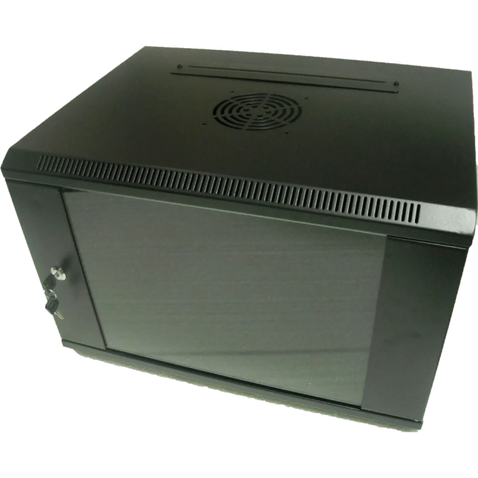 Hypernet WMNC-15U-FLAT-AC-BLACK Шафа коммутаційна настінна 15U 600x450 розбірна