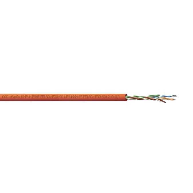 Алай КОРкЕН FRHF FE180/Eк30 (J-HX(St)H-PF FE180) 2х2х0,8 мм(бухта 210м.) Кабель фото 1