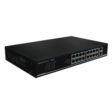UTP1218-PSB150 16-портовий 100M PoE+ 2 порта 1000M RJ45