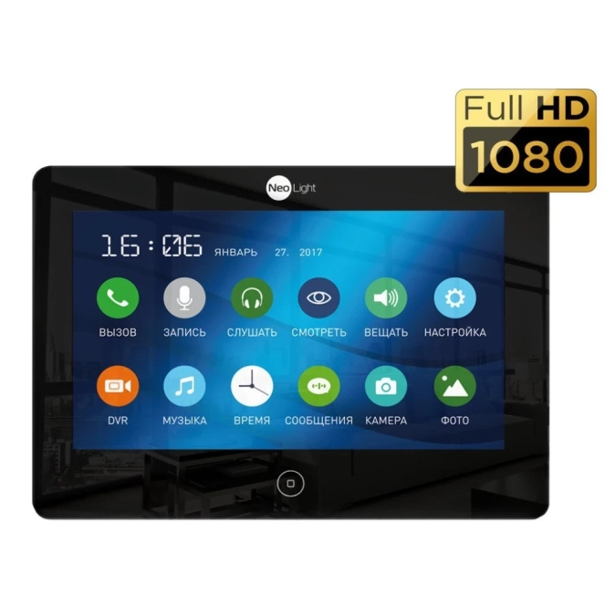 ALPHA HD Black Відеодомофон NeoLight фото 1