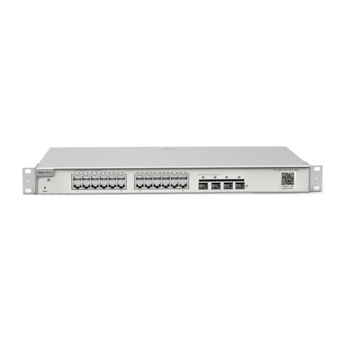 RG-NBS5100-24GT4SFP 24-портовий гігабітний L3 керований комутатор Ruijie фото 1