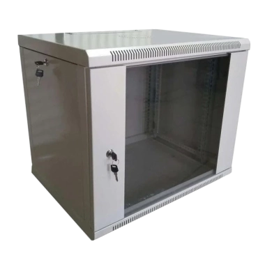 Hypernet WMNC66-9U-FLAT-AC Шафа коммутаційна настінна 9U 600x600 розбірна
