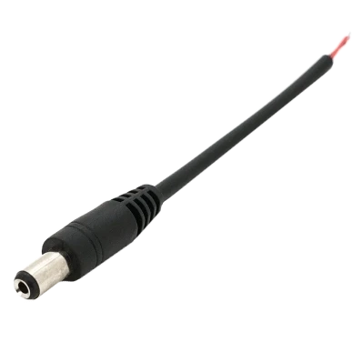 DC-M (D 5,5x2,5мм) 10см black plug OEM Q1000 Роз'єм живлення фото 1