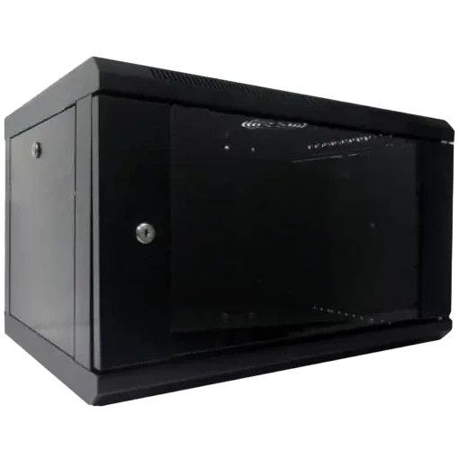 Hypernet WMNC-500-6U-FLAT-BLACK Шафа комутаційна настінна 6U 600x500