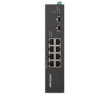 DS-3T0510HP-E/HS 8-портовий некерований POE комутатор Hikvision фото 1