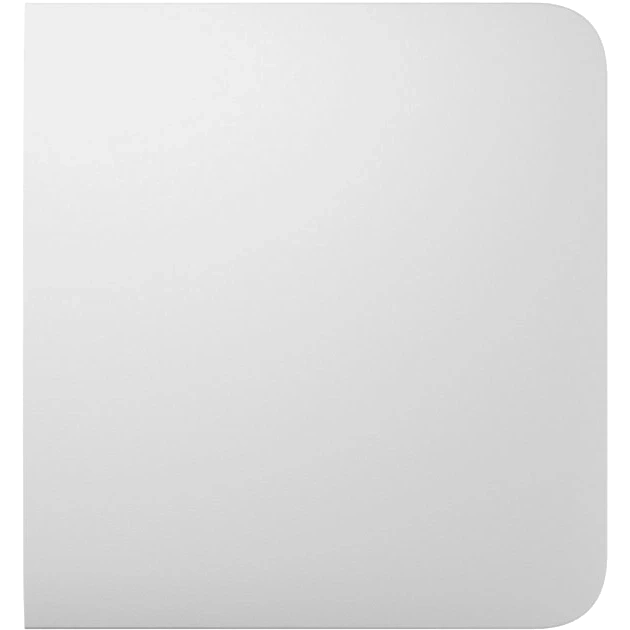 Ajax SideButton (1-gang/2-way) for LightSwitch white Бічна кнопка для одноклавішного або прохідного вимикача Ajax SideButton фото 1