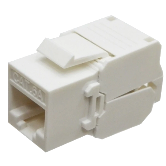 LW LW-KJ6A-04-C6A Модуль KeyStone RJ45 UTP, кат. 6a, безінструментний, Slim фото 1