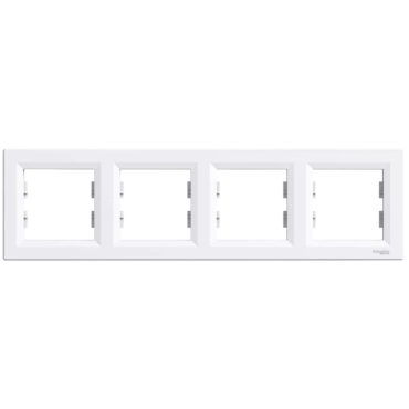 Schneider Electric ASFORA EPH5800421 Рамка 4-місна горизонтальна біла