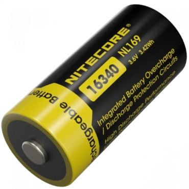 Nitecore NL169 Li-Ion CR123A 3.6V (950mAh) Акумулятор літієвий
